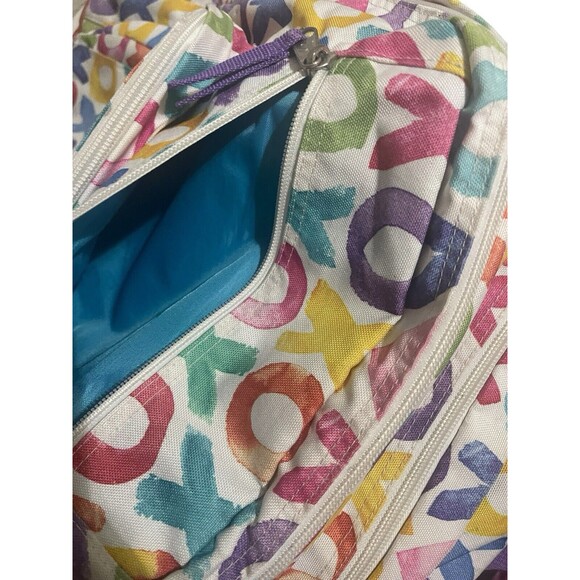 Jansport Rainbow X & O ‘s Hugs & Kisses Girls Kids Womens Backpack Multi Color - Picture 8 of 16